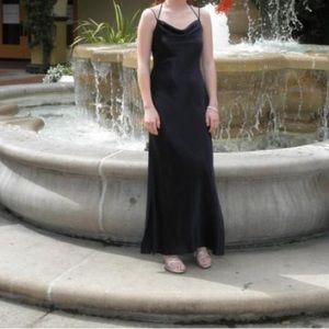 Navy blue prom dress